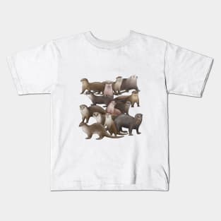 World Otter Day Kids T-Shirt